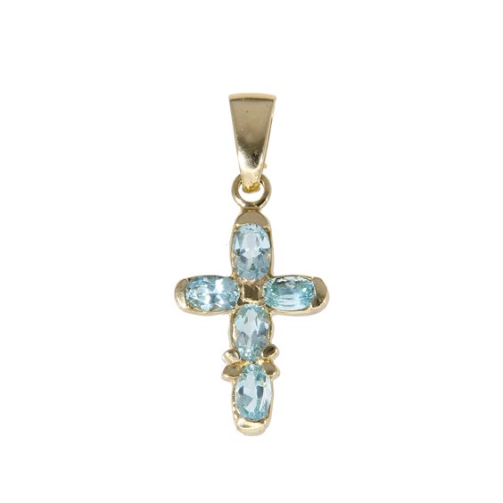 Pendentif Soprana Gioielleria croci in Or Topazio 030626 CROCE TP - 030626 CROCE TP